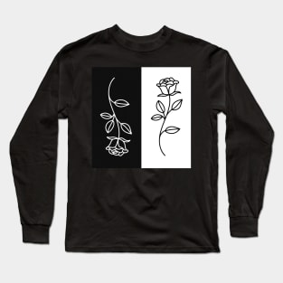 Inverted Roses Long Sleeve T-Shirt